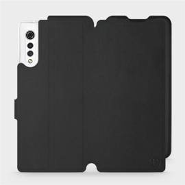 Etui Soft Touch do LG Velvet - wzór Satynowa czerń