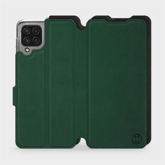 Etui Soft Touch do Samsung Galaxy M32 4G - wzór Miejska zieleń z czernią