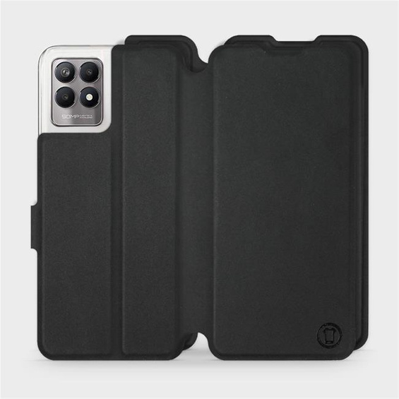 Etui Soft Touch do Realme 8i - wzór Satynowa czerń