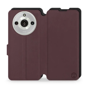 Etui Soft Touch do Realme 11 Pro - wzór Matowy burgund z czernią