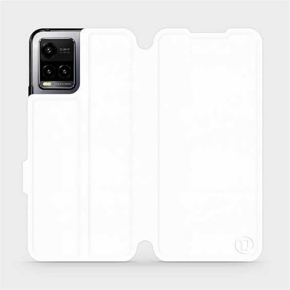 Etui do Vivo Y33S - wzór White&Orange