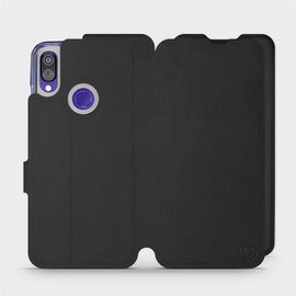 Etui Soft Touch do Xiaomi Redmi Note 7 - wzór Satynowa czerń