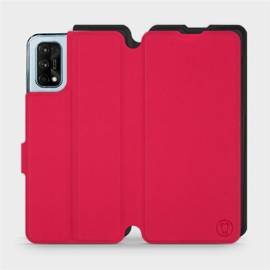 Etui Soft Touch do Realme 7 Pro - wzór Żywa czerwień z czernią