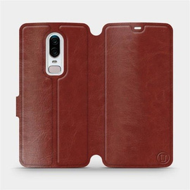 Etui do OnePlus 6 A6000 - wzór Brown&Gray