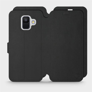 Etui Soft Touch do Samsung Galaxy A6 2018 - wzór Satynowa czerń