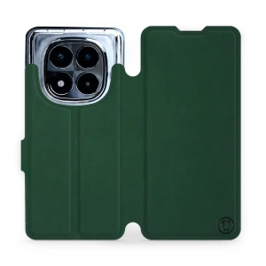 Etui Soft Touch do Xiaomi Redmi Note 14 Pro 5G - wzór Miejska zieleń z czernią