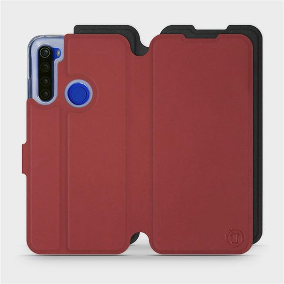 Etui Soft Touch do Xiaomi Redmi Note 8T - wzór Zachodząca czerwień z czernią
