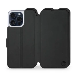 Etui Soft Touch do Apple iPhone 15 Pro Max - wzór Satynowa czerń