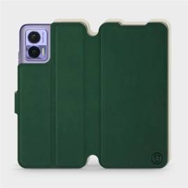 Etui Soft Touch do Motorola Edge 30 Neo - wzór Miejska zieleń z platyną