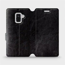 Etui do Samsung Galaxy A8 2018 - wzór Black&Gray