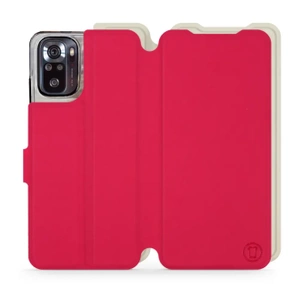 Etui Soft Touch do Xiaomi POCO M5s - wzór Żywa czerwień z platyną