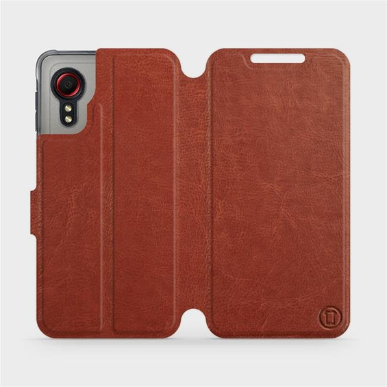 Etui do Samsung Galaxy Xcover 5 - wzór Brown&Gray