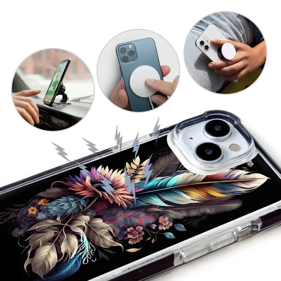 Etui MagSafe Elite Bumper Apple iPhone XS - wzór D011D