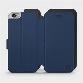 Etui Soft Touch do Apple iPhone 6s - wzór Głęboki granat z czernią
