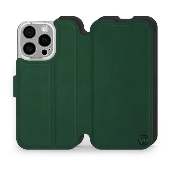 Etui Soft Touch do Apple iPhone 16 Pro - wzór Miejska zieleń z czernią