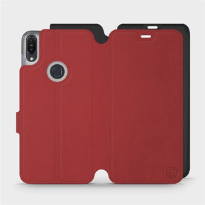 Etui Soft Touch do Asus Zenfone Max Pro M1 ZB602KL - wzór Zachodząca czerwień z czernią