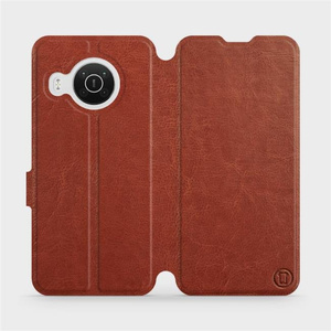 Etui do Nokia X20 - wzór Brown&Orange