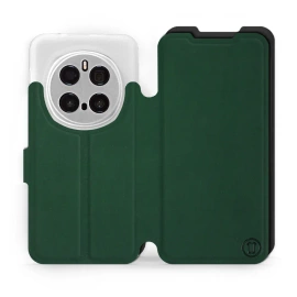 Etui Soft Touch do Huawei Honor Magic7 Pro 5G - wzór Miejska zieleń z czernią