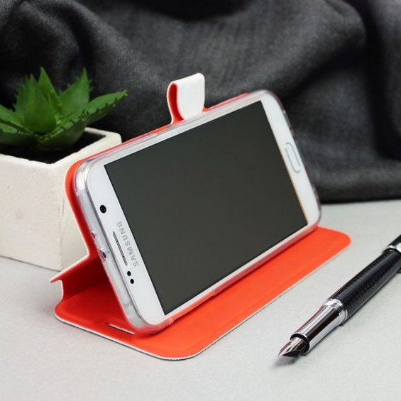 Etui do Apple iPhone XR - wzór White&Orange