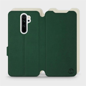 Etui Soft Touch do Xiaomi Redmi Note 8 Pro - wzór Miejska zieleń z platyną