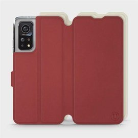 Etui Soft Touch do Xiaomi MI 10T Pro - wzór Zachodząca czerwień z platyną