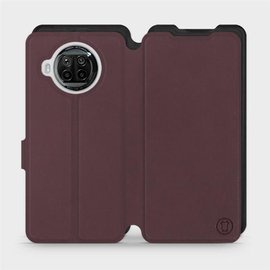 Etui Soft Touch do Xiaomi MI 10T Lite - wzór Matowy burgund z czernią