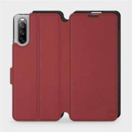 Etui Soft Touch do Sony Xperia 10 III - wzór Zachodząca czerwień z czernią