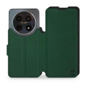 Etui Soft Touch do Huawei Nova 12i - wzór Miejska zieleń z czernią