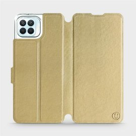 Etui do OPPO Reno 4 Lite - wzór Gold&Orange