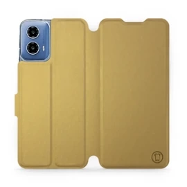 Etui do Motorola Moto G34 5G - wzór Gold&Gray