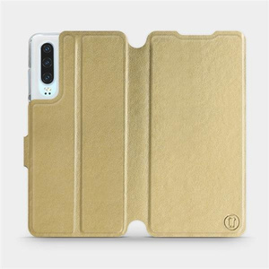 Etui do Huawei P30 - wzór Gold&Orange