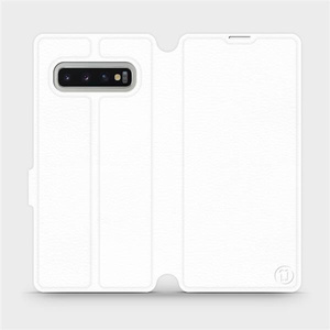 Etui do Samsung Galaxy S10 Plus - wzór White&Orange