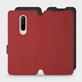 Etui Soft Touch do OnePlus 7 Pro - wzór Zachodząca czerwień z czernią