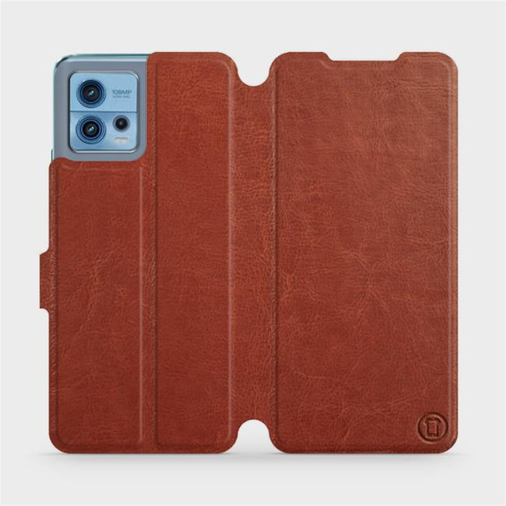 Etui do Motorola Moto G72 - wzór Brown&Gray