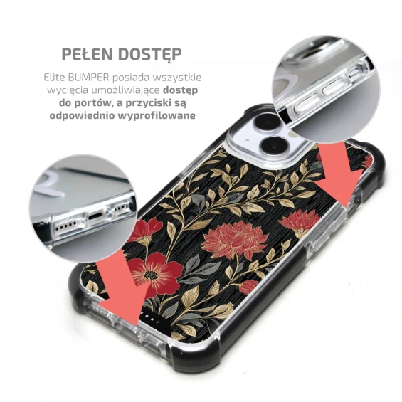 Etui MagSafe Elite Bumper Apple iPhone 15 Pro - wzór D172D