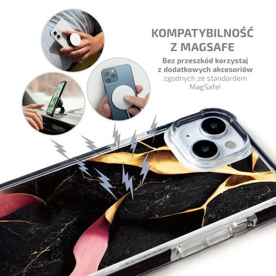 Etui MagSafe Elite Bumper Apple iPhone 15 Pro Max - wzór D019D