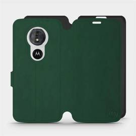 Etui Soft Touch do Motorola Moto G6 Play - wzór Miejska zieleń z czernią