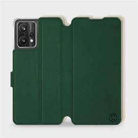 Etui Soft Touch do Realme 9 5G - wzór Miejska zieleń z platyną