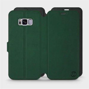 Etui Soft Touch do Samsung Galaxy S8 Plus - wzór Miejska zieleń z czernią