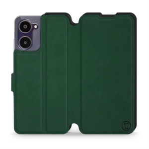 Etui Soft Touch do Realme 10 - wzór Miejska zieleń z czernią