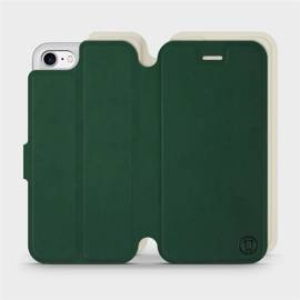 Etui Soft Touch do Apple iPhone SE 2022 - wzór Miejska zieleń z platyną