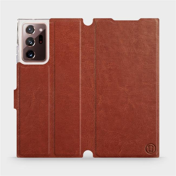 Etui do Samsung Galaxy Note 20 Ultra - wzór Brown&Gray