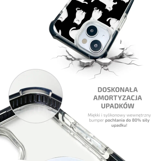 Etui MagSafe Elite Bumper Apple iPhone 16 Pro - wzór D163D