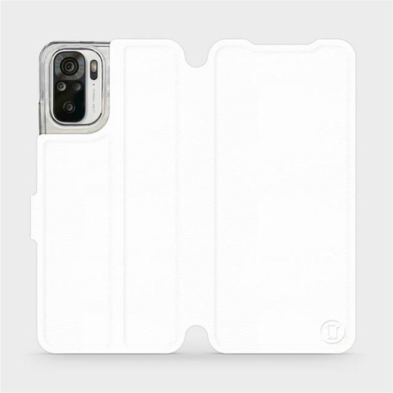 Etui do Xiaomi Redmi Note 10S - wzór White&Orange