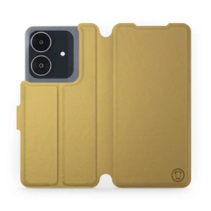 Etui do Realme Note 60 - wzór Gold&Orange