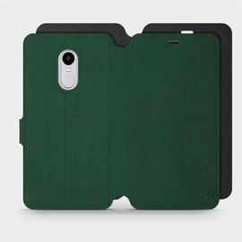 Etui Soft Touch do Xiaomi Redmi Note 4 - wzór Miejska zieleń z czernią