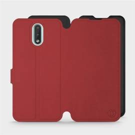 Etui Soft Touch do Nokia 2.3 - wzór Zachodząca czerwień z czernią