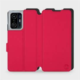 Etui Soft Touch do Xiaomi 11T Pro - wzór Żywa czerwień z czernią