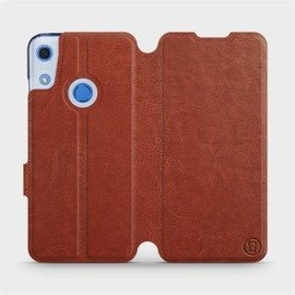 Etui do Huawei Y6S - wzór Brown&Orange
