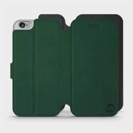 Etui Soft Touch do Apple iPhone 6s - wzór Miejska zieleń z czernią